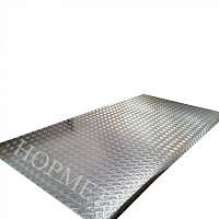 Лист алюминиевый 3.5х1000х3400, рифление квинтет, марка АМГ3Н2Р в Тюмене цена